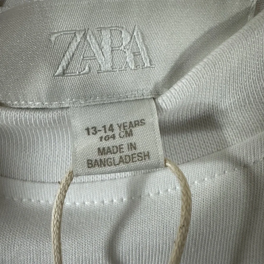Zara Boy's‎ Tee White 100% Cotton Graphic Motivation Quotes Attitude Size 13/14
